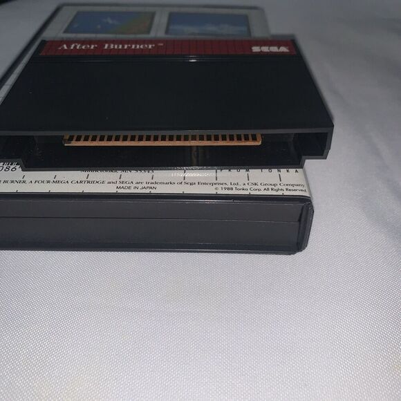 Video Game After Burner Sega Master System, A Four Mega Cartridge - Picture 8 of 9